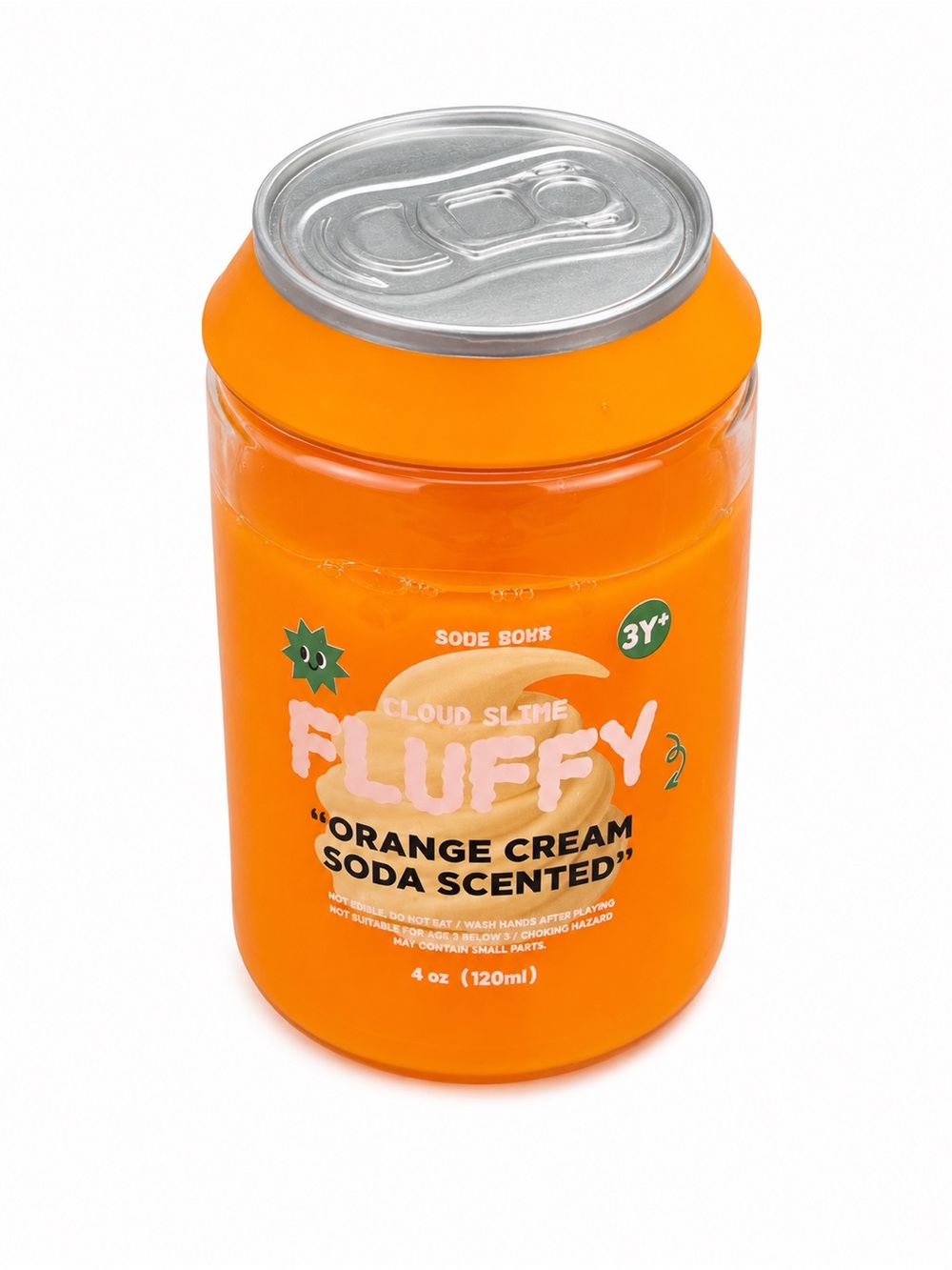 J'adore cloud slime Fluffy- Orange cream soda scented